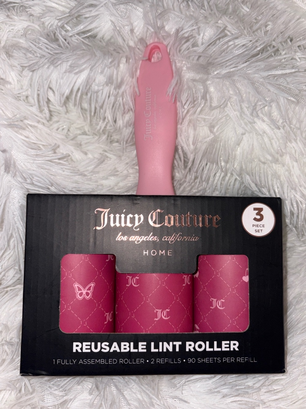 Juicy Couture Reusable Lint Roller